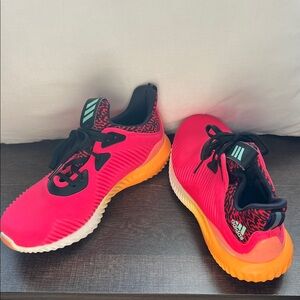 Adidas women’s ' Vibrant Pink and Orange Sneakers